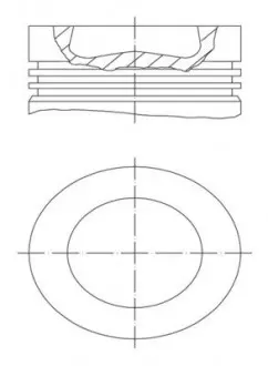 Поршень MAHLE KNECHT 028 PI 00155 001