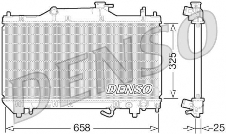 Теплообменник DENSO DRM50067