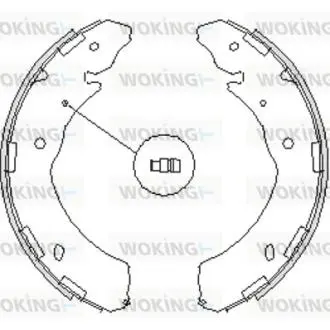 Колодки тормозные бараб. задн. (Remsa) Subaru Legasy Outback 09> / Mitsubishi L200 05> 15> Woking Z4236.00