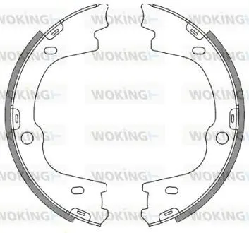 Колодки тормозные Woking Z4673.00