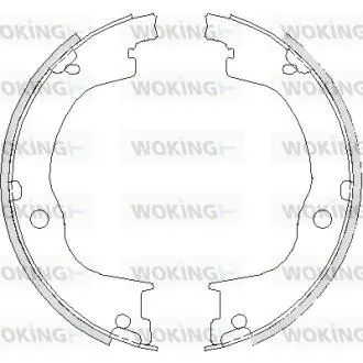 Колодки тормозные Woking Z4749.00