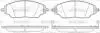 Колодки тормозные диск. перед. (пр-во Remsa) Chevrolet Aveo T300 (P14373.02) WOKING