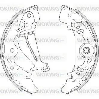 Колодки гальмівні бараб. задн. (Remsa) Hyundai H-1 08> Woking Z4219.00