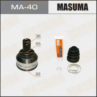 ШРУС 22x55x36 MAZDA 3 2006 Masuma MA40