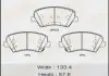 Колодки тормозные передн HYUNDAI i20 (14-21), KIA CEED (12-20) Masuma MSK0025 (фото 1)
