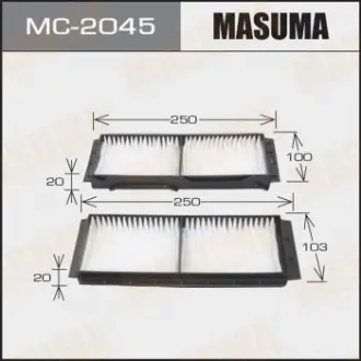 Фильтр салона MAZDA 5 (05-10), MAZDA 3 (03-09) (2 шт) Masuma MC2045