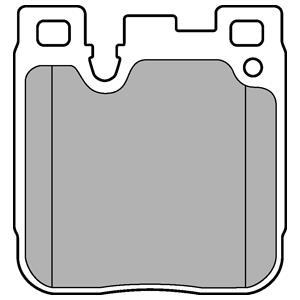 Комплект тормозных колодок Delphi LP3249 (фото 1)