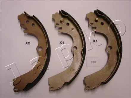 Колодки тормозные задние Subaru Forester, Impreza, Legacy (95-, 02-) JAP Japko 55798