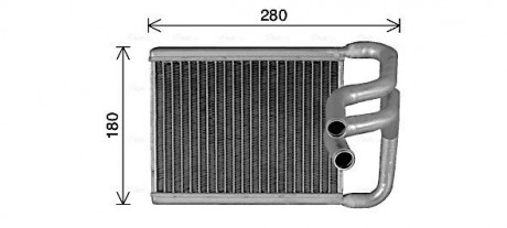 Радиатор отопителя салона AVA AVA COOLING HY6482