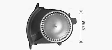 Вентилятор салону NISSAN/ OPEL/ RENAULT (AVA) AVA COOLING RT8655