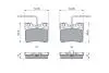 Комплект тормозных колодок BOSCH 0986461130 (фото 5)