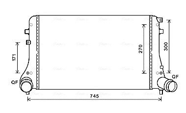 Интеркулер AVA AVA COOLING VN4377