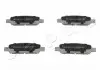 Колодки тормозные задние диск. Subaru Forester, Impreza, Legacy (99-15) Japko 51702 (фото 1)