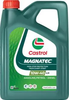 Моторна олива MAGNATEC 10W-40 / 4л. / (ACEA A3/B4) CASTROL 15F7CE