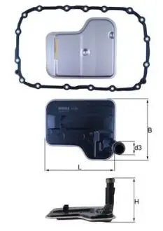 Фільтр гідравлічний КПП MAHLE KNECHT HX240D