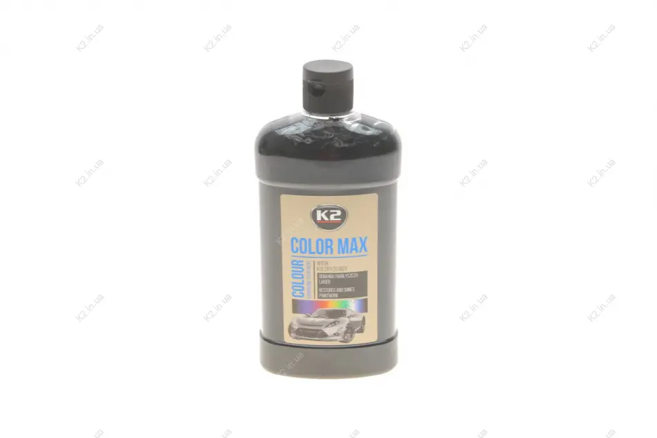Поліроль восковий для кузова відтіняючий чорний / PERFECT COLOR MAX BLACK 500ML K2 K025CA (фото 1)