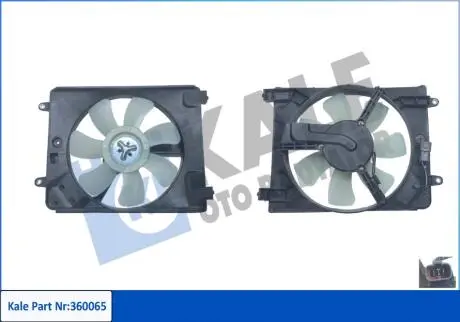 Вентилятор охолодження радіатора з кожухом Honda Civic VIII KALE OTO RADYATOR 360065