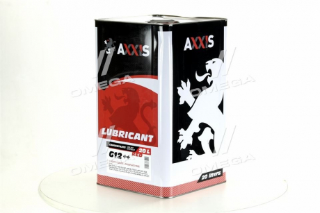 Антифриз <AXXIS> RED концентрат G12+ (-80C) (Каністра 20л/22,4кг) AXXIS Польша AX-2087