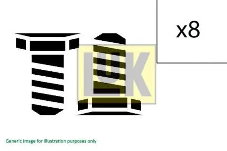 Набір гвинтів маховика LuK 411023410