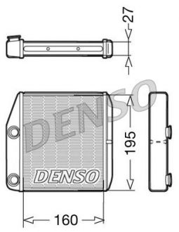 Теплообменник DENSO DRR09075 (фото 1)