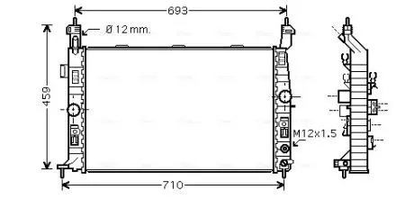 Теплообменник AVA COOLING OLA2431