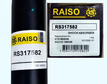 Амортизатор перед Lanos/Sens/Nexia/Kadett (масл.) Raiso RS317582