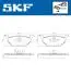 Колодки гальмівні дискові (комплект 4 шт) SKF VKBP 80008 (фото 6)