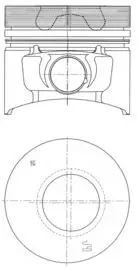Поршень KOLBENSCHMIDT 40773600