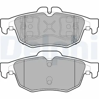 Гальмівні колодки, дискові Delphi LP2259