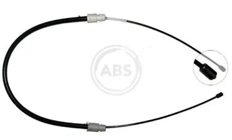 Трос ручного гальма зад. A-Series (W168) після 10.99 Л. (503/1056) A.B.S K19616