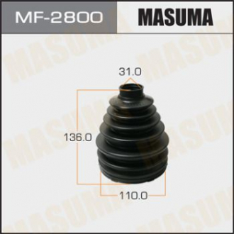 Пильовик ШРКШ MF-2800 (пластик) + спецхомут (MF-2800) Masuma MF2800 (фото 1)