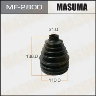 Пильовик ШРКШ MF-2800 (пластик) + спецхомут (MF-2800) Masuma MF2800 (фото 1)