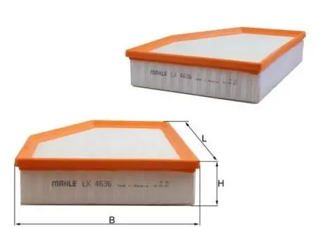 Фільтр повітряний MAHLE KNECHT LX4636