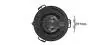 Вентилятор отопителя салона MAZDA 3 (03-), MAZDA 5 (05-) AVA AVA COOLING MZ8297 (фото 3)
