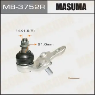 Опора шаровая передн нижн TOYOTA CAMRY, HARRIER/ MCU3#, ACU3#/ RH Masuma MB3752R