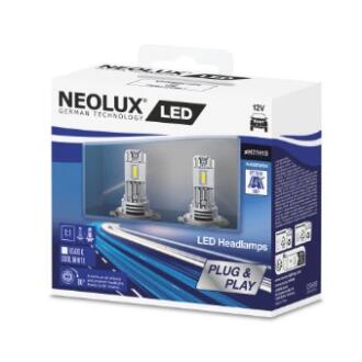 Лампа світлодіодна LED H7/H18 Cool White 6500К 12V (комплект 2 шт.) NEOLUX N499DWBS-2SCB
