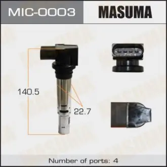 Котушка запалювання (MIC-0003) Masuma MIC0003