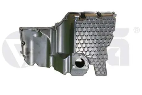 Поддон двигателя масляный пластик+алюминий электрофоретическое чернение VW Touar VIKA 11031835301 (фото 1)