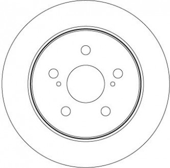 Гальмівний диск TRW DF8335 (фото 1)