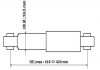 Амортизатор газомасляний 3450001