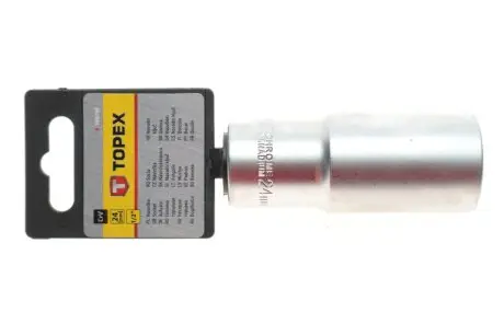 Головка змінна 6-гранна довга 1/2", 24 мм Topex 38D760