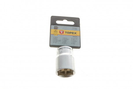 Головка змінна 6-гранна 1/2", 21 мм Topex 38D721