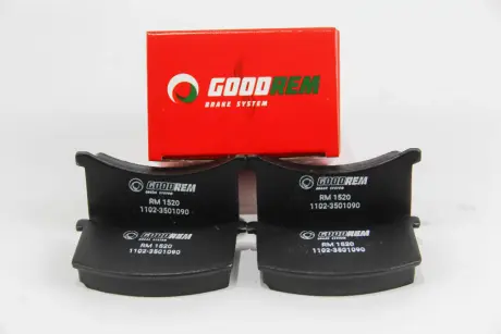 Гальмівні колодки пер. ZAZ 1102 GOODREM RM1520