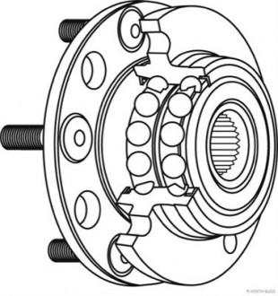 Комплект подшипника JAKOPARTS J4713045