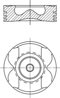 Поршень MAHLE KNECHT 021 PI 00125 000