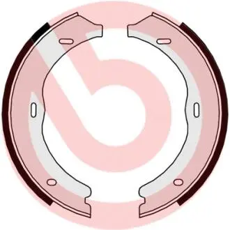 Гальмівні колодки барабанні BREMBO S50 524