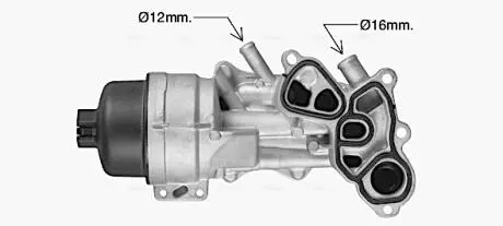 Радіатор масляний CITROEN/ MINI / PEUGEOT (AVA) AVA COOLING CN3337H