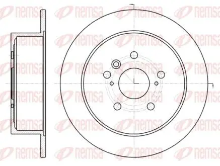 Диск гальмівний REMSA 61969.00 (фото 1)