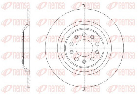 Диск гальмівний REMSA 61783.00