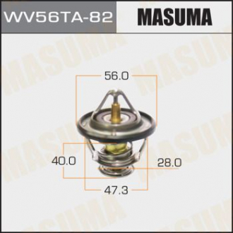 Термостат WV56TA-82 SUBARU OUTBACK Masuma WV56TA82